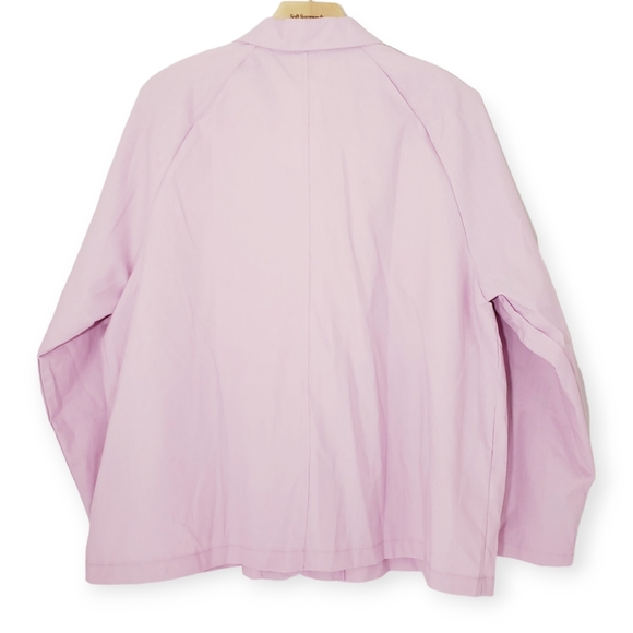 Yibugin Pale Pink Lightweight Blazer Jacket Longsleeve 🆕️✨️size XXL - Picture 5 of 9